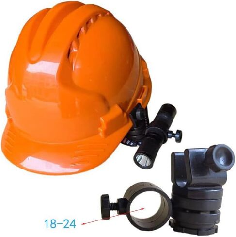 Hard Hat Flashlight Holder Mounting Brackets Safety Helmet Flashlights Clips Mount for Full Brim Hard Hat with 4-Point Ratchet Suspension Hard Shell Bump Cap Construction Hard Hats in Kuwait