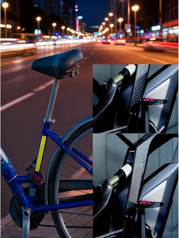 مجموعتان من ملصقات الدراجة العاكسة عالية الوضوح، شريط عاكس، شارات أمان متينة مقاومة للماء للدراجات والخوذ والعتاد الخارجي (أبيض/أصفر) in Kuwait