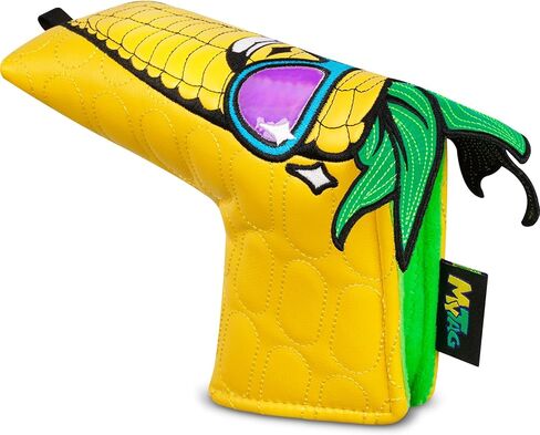 Funny Golf Putter Headcover, Creative Corn Blade Putter Cover Strong Magnetic Golf Club Head Cover in Kuwait