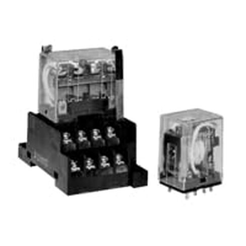 OMRON MY4-02-DC12 12 VDC، 4PDT، 5 AMP، مرحل للأغراض العامة، سلسلتي، غير مغلق، طاقة، متوافق مع ROHS: نعم in Saudi Arabia