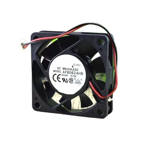 6015 مروحة AFB0624HB 60x60x15 مللي متر 24 فولت 0.12A كتم كروي مزدوج 4000 دورة في الدقيقة 15.36CFM صناعي in Kuwait