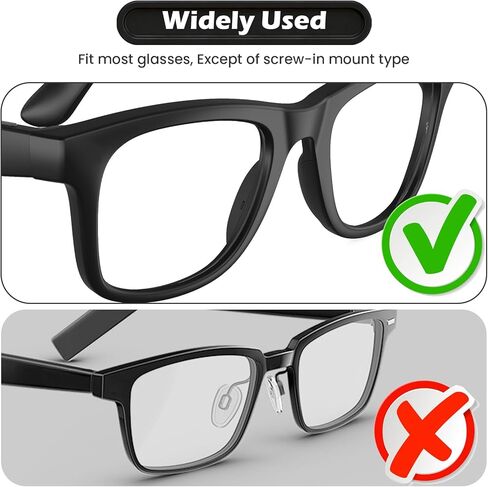 12 Pairs Nose Pad Compatible with Ray-Ban-Meta-Wayfarer-Eyeglass, Soft Silicone Hollowed, Anti Slip Replacement Nose Pads in Saudi Arabia