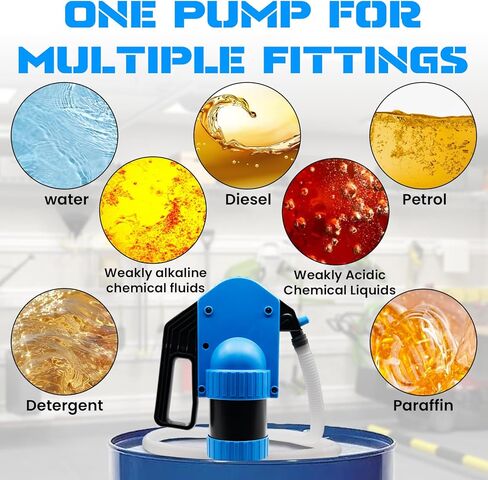 Lever-operated Drum Pumps.55 Gallon Plastic Hand Lever Drum Pump is 1 Pint Per Stroke.Lever Action Drum Pump for High Viscosity Oils, Agricultural Chemicals with 2 Meters of 3/4" Corrugated Hose in Saudi Arabia