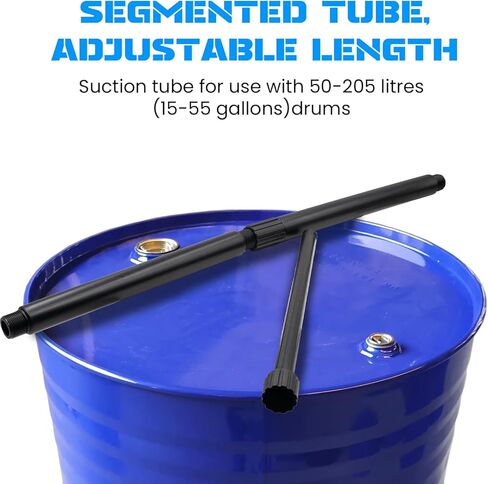 Lever-operated Drum Pumps.55 Gallon Plastic Hand Lever Drum Pump is 1 Pint Per Stroke.Lever Action Drum Pump for High Viscosity Oils, Agricultural Chemicals with 2 Meters of 3/4" Corrugated Hose in Saudi Arabia