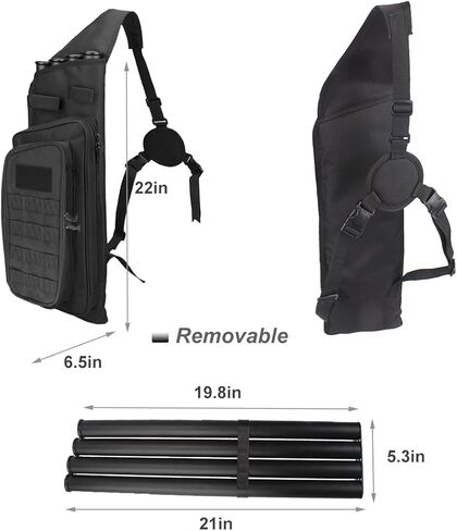 KRATARC Krayney متعدد الوظائف 4 أنابيب سهم خلفي جعبة الكتف شنق الهدف الرماية جعبة الرماية للسهام انهاء الخدمة in Kuwait