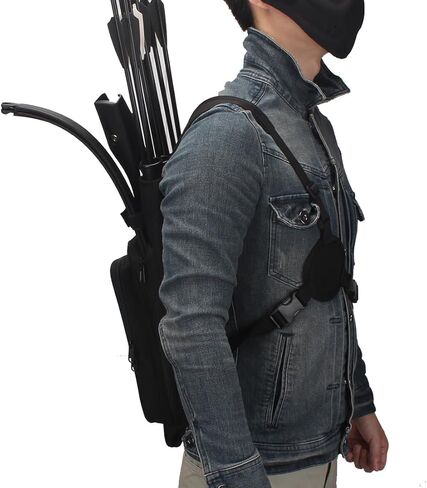 KRATARC Krayney متعدد الوظائف 4 أنابيب سهم خلفي جعبة الكتف شنق الهدف الرماية جعبة الرماية للسهام انهاء الخدمة in Kuwait