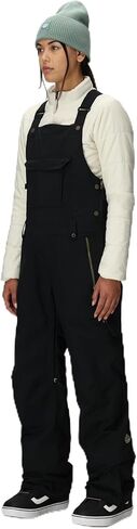 686 Women's Black Magic Bib - Insulated Thermal Clothing with Horshoe Hem & Adjustable Straps - Water & Weather Resistant in Saudi Arabia