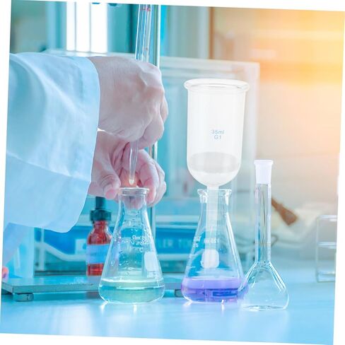 Ciieeo Acid Glass Funnel Sand Core Filter for Labs Laboratory Equipment for Applications and Filtration Tasks in Saudi Arabia