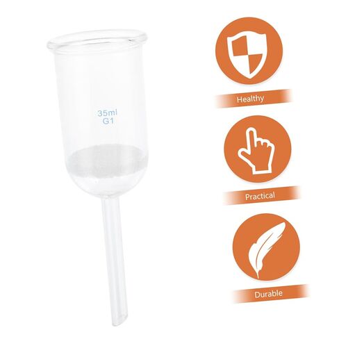 مرشح رملي لقمع حمض البورسليكات الزجاجي من Homoyoyo للاستخدام في المختبرات والتجارب ومريح، لا يتطلب تنوعًا للأغراض العلمية in Kuwait