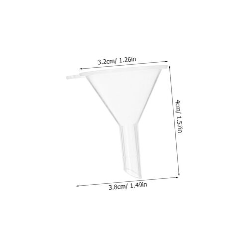 3 قطع من ULTECHNOVO أقماع بلاستيكية سميكة مقاومة للتآكل من أجل نقل سائل موثوق، تصميم واسع الفم للاستخدامات التجريبية المتنوعة in Kuwait