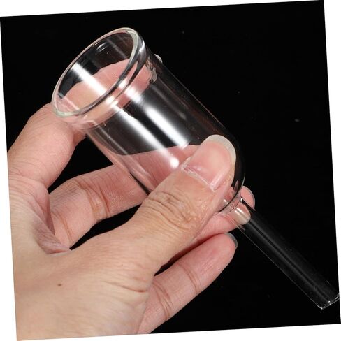 قمع زجاجي أسطواني من ULTECHNOVO للاستخدام المختبري، قمع ترشيح سهل التنظيف من أجل صب وتجارب دقيقة in Kuwait