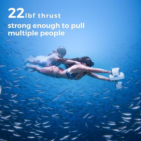 سكوتر Subblue Mix تحت الماء 30 دقيقة 22 رطل 131 قدم للرياضات المائية والغوص والغطس للأطفال والكبار مع حقيبة ظهر مقاومة للماء in Kuwait