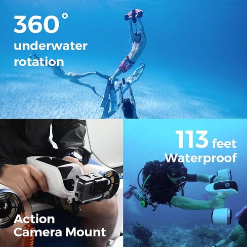 Sublue Mix Underwater Scooter 30 Minutes 22lbf 131ft Water Sports Pool Diving Snorkeling for Kids Adults with Waterproof Backpack in Saudi Arabia