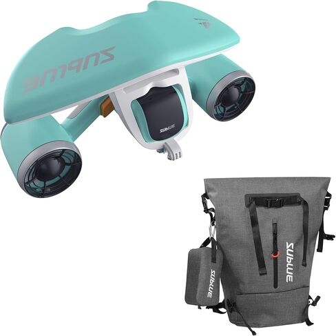 سكوتر تحت الماء من سوبلو ميكس، سكوتر مائي للبالغين، مقاوم للماء بطول 131 قدم، 30 دقيقة، لحمام السباحة، والغوص، والغطس مع حقيبة ظهر مقاومة للماء in Kuwait