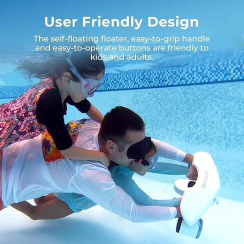 سكوتر تحت الماء من سوبلو ميكس، سكوتر مائي للبالغين، مقاوم للماء بطول 131 قدم، 30 دقيقة، لحمام السباحة، والغوص، والغطس مع حقيبة ظهر مقاومة للماء in Kuwait