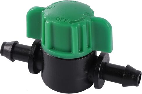 5 Pcs 4/7mm Miniature Valves Homebrew Garden Irrigation Switch Coupling Barbed Slotted Water Hose Valve Garden Water Connectors(No.2) in Kuwait