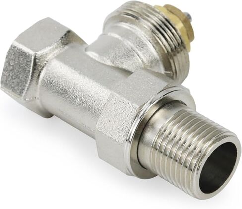 Brass Thermostatic Radiator Valve Straight Type DN15 DN20 DN25 Automatic Temperature Control Valve Floor Heating(3/4") in Kuwait