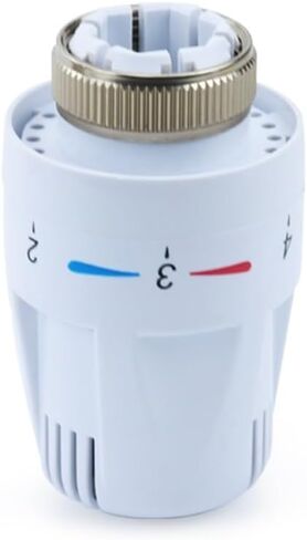 Brass Thermostatic Radiator Valve Straight Type DN15 DN20 DN25 Automatic Temperature Control Valve Floor Heating(3/4") in Kuwait