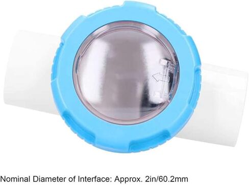 2in Non Return Visible Check Valve Anti-Backflow Accessories for Swimming Pool Check Valve One-Way Pipe in Kuwait