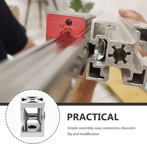 SEWACC Aluminum Flexible Pivot Joint Connector for 4040 Extrusion Profile, Adjustable Printer Accessories Fitting with Multi-Angle Hinge, Industrial Aluminum Printer Pivot Hardware in Saudi Arabia