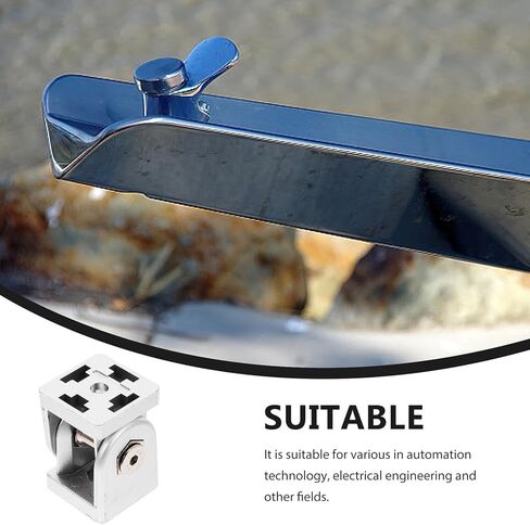 SEWACC Aluminum Flexible Pivot Joint Connector for 4040 Extrusion Profile, Adjustable Printer Accessories Fitting with Multi-Angle Hinge, Industrial Aluminum Printer Pivot Hardware in Saudi Arabia