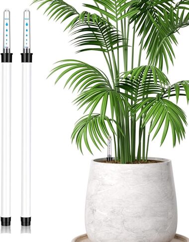 DOITOOL 2 قطعة مؤشر مستوى المياه للنباتات، وعاء الزهور، تذكير بنقص المياه، مؤشر قياس مستوى العرض للنباتات الداخلية/الخارجية، استخدام حديقة المنزل، 14 بوصة in Kuwait