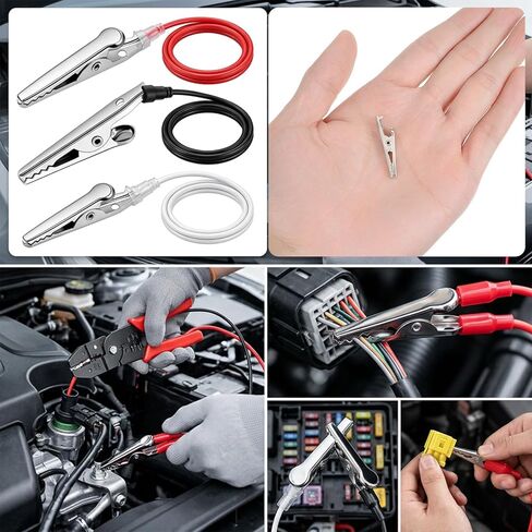 45 Pcs Alligator Clips,35mm Metal Alligator Clips for Crafts Silver Crocodile Clip for Laboratory Electric Testing Work Cable Lead Clip in Kuwait
