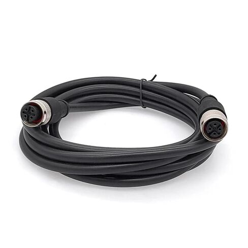 M12 Sensor Connector Cable Double Head Line Male Female 2m Wire 4Pin 5Pin 8Pin Connectors 1Pcs(Straight F to M 8p) in Saudi Arabia