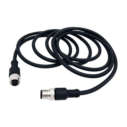 M12 Sensor Connector Cable Double Head Line Male Female 2m Wire 4Pin 5Pin 8Pin Connectors 1Pcs(Straight F to M 8p) in Saudi Arabia