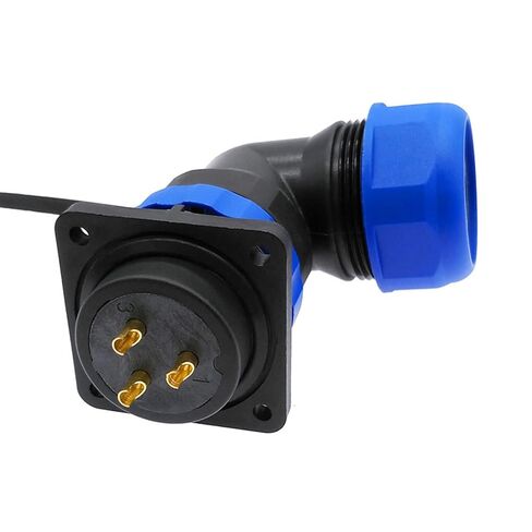SP28 Corrugated Pipe IP68 Connector Angle Connectors 90 Degree Elbow 1Pcs(10P) in Saudi Arabia