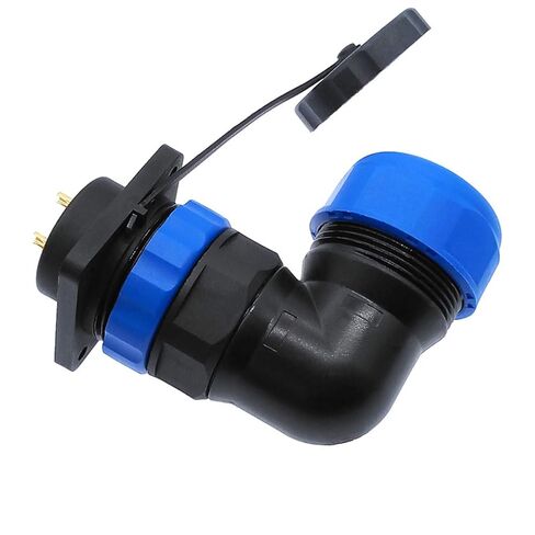 SP28 Corrugated Pipe IP68 Connector Angle Connectors 90 Degree Elbow 1Pcs(10P) in Saudi Arabia