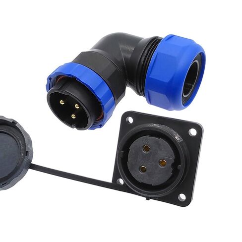 SP28 Corrugated Pipe IP68 Connector Angle Connectors 90 Degree Elbow 1Pcs(10P) in Saudi Arabia