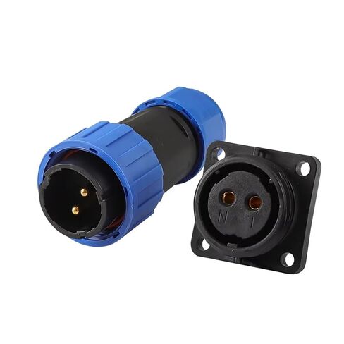 Connector 2Pin 3/4/5/6/7/8/9Pin Solderless Aviation Industrial Anul for Outside 1Pcs(LD20 3Pin) in Saudi Arabia