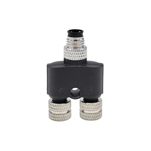 M8 3pin M8-4 Y-Type Adapter 1 Male to 2 Female Splitter Circular Sensor Connector 1Pcs(3P) in Saudi Arabia