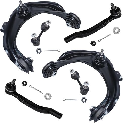 Detroit Axle - Rear 6pc Control Arms Kit for 07-13 Acura MDX, 10-13 ZDX, 09-15 Honda Pilot, Lower & Upper Control Arms Sway Bars 2009 2010 2011 2012 2013 2014 2015 Replacement in Kuwait