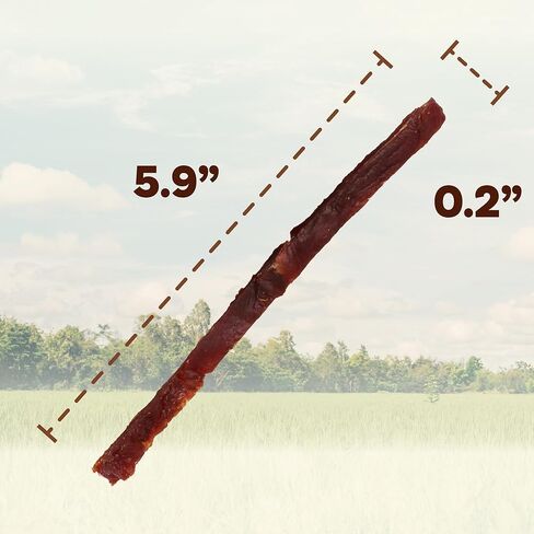 AFreschi يعامل الجاموس للكلاب، خالية من الجلود الخام، كل الطبيعية، الصف الإنسان، مضغ الكلب طويلة الأمد، يعامل صحية للكلاب لجميع السلالات، متشنج، 4 أوقية in Kuwait