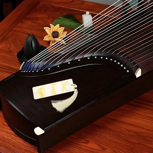 Guzheng لوحة لف الأظافر قطعة واحدة قابلة لإعادة الاستخدام لوحة تخزين الأظافر حامي الإصبع لملحقات أداة الموسيقى Guzheng باللون الأصفر القطيفة in Kuwait
