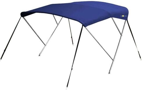 Oceansouth 3 Bow Bimini Top Stainless Steel Premium Range 6ft Length (Pacific Blue, 73" - 78") in Kuwait