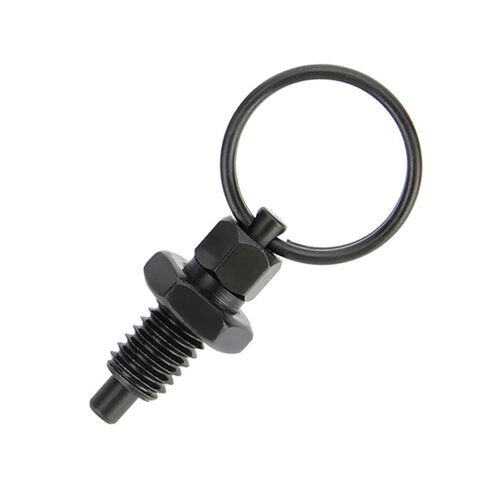 VCN217 الكربون الصلب ذاتي القفل/نوع الإرجاع، دبابيس فهرسة أسود/ذهبي/حلقة سحب، دبابيس تحديد موقع مترابطة (VCN217-BPK-أسود، M12-8 (50 قطعة)) in Kuwait