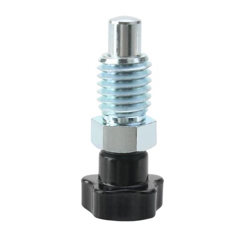​Dia 9.65mm/0.38in Star Index Plunger QX221 Return Type Carbon Steel Hand-Retractable Non-Lock Zinc-Plated Indexing Pin 1Pcs(QX221-BK-S) in Saudi Arabia