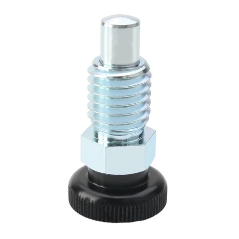 ​Dia 9.65mm/0.38in Star Index Plunger QX221 Return Type Carbon Steel Hand-Retractable Non-Lock Zinc-Plated Indexing Pin 1Pcs(QX221-BK-S) in Kuwait