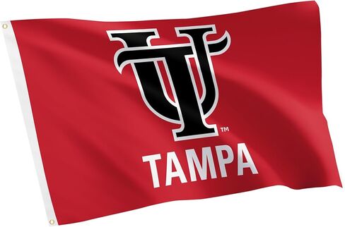 Desert Cactus University of Tampa UT Flag - 3 x 5 Feet Spartans Banner, Indoor/Outdoor Durable Fabric, 100% Polyester Design (Style C) in Saudi Arabia