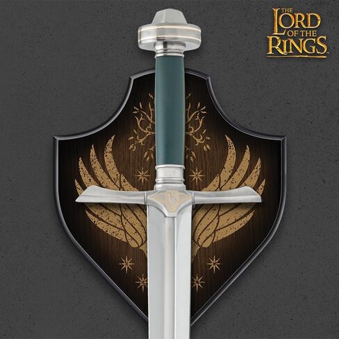 أدوات المائدة المتحدة سيف فارامير | سيد الخواتم نسخة مرخصة | لمسة نهائية من الفولاذ العتيق | لوحة عرض الحائط | شهادة أصالة البضائع LOTR | دعامة الفيلم بالحجم الكامل قابلة للتجميع in Kuwait