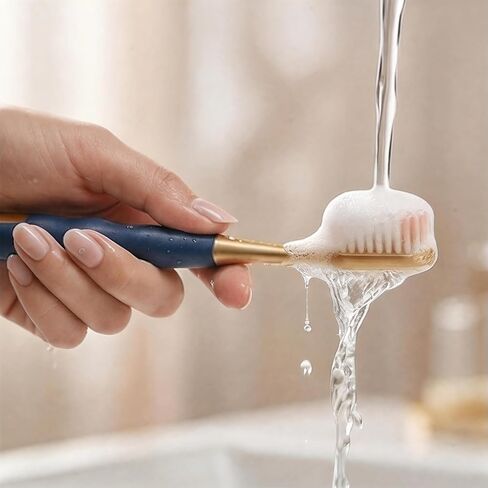 Adult Wide Head Soft Hair Toothbrush, Manual Toothbrush, Excellent Cleaning Effect for Large Head, Ultra Soft Brush Thread Can Gum-Friendly(6 Pack) in Kuwait