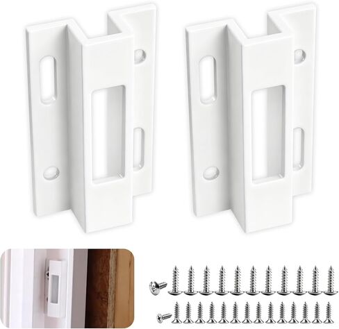 1 قطعة E 2124 حارس باب منزلق من الألومنيوم، لمزلاج على شكل خطاف، مزلاج باب فناء منزلق مقذوف، مناسب لبيلا، سلسلة ميكرون 1200، أبواب الفايكنج والأبواب الزجاجية المنزلقة الأخرى in Kuwait