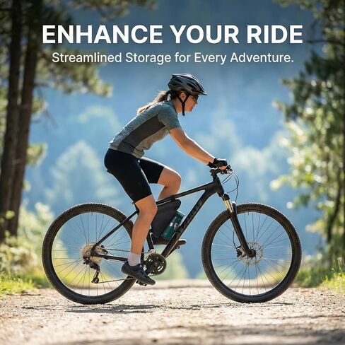 Bike Frame Bag,Bicycle Triangle Bag Bike Pouch Bikes Bags for Bicycles Lightweight Cycling Bags with Mesh Water Bottle Holder for Road and Mountain Bikes(Small Black) in Saudi Arabia