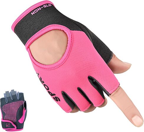 XuoAz Workout Gloves for Women Men, Lightweight Fingerness Gym Gloves, Anti Slip Exercise Gloves for Gym Weight Lifting Cycling in Saudi Arabia
