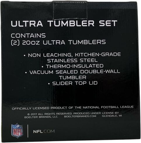مجموعة Boelter Brands NFL Denver Broncos مكونة من كوبين للسفر بوزن 20 أونصة، ألوان بديلة، 20 أونصة in Saudi Arabia