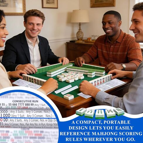 gisgfim 4 Sets Mahjong Line Readers and Card Holders Magnified Finder with Guiding Lines Mahjong Card Sleeves Mahjongg Gifts Accessories for Players Beginners Experienced Users Rules Reader Supplies in Saudi Arabia