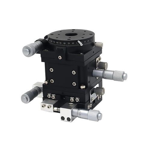 XYZR axis 60 * 60mm LTP60-LM-2 V-Type 4-axis fine-Tuning Platform Manual Adjustment in Kuwait